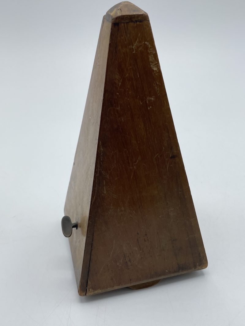 Ancien métronome vintage mécanique à ressort Maëlzel – Image 6