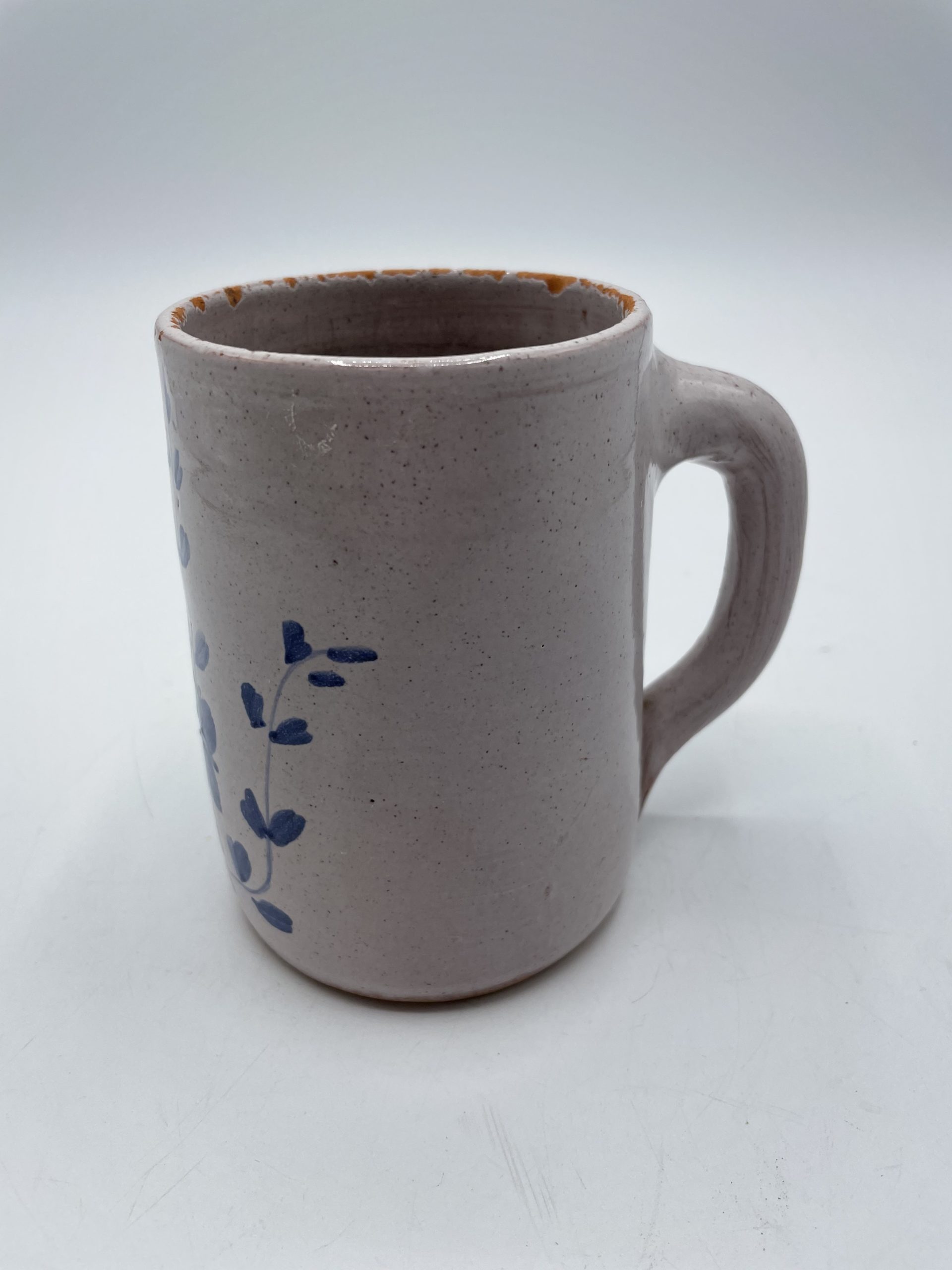 Grand mug ou tasse en terre cuite poterie artisanale Nesmy France -  Ressourcerie Histoires Sans Fin