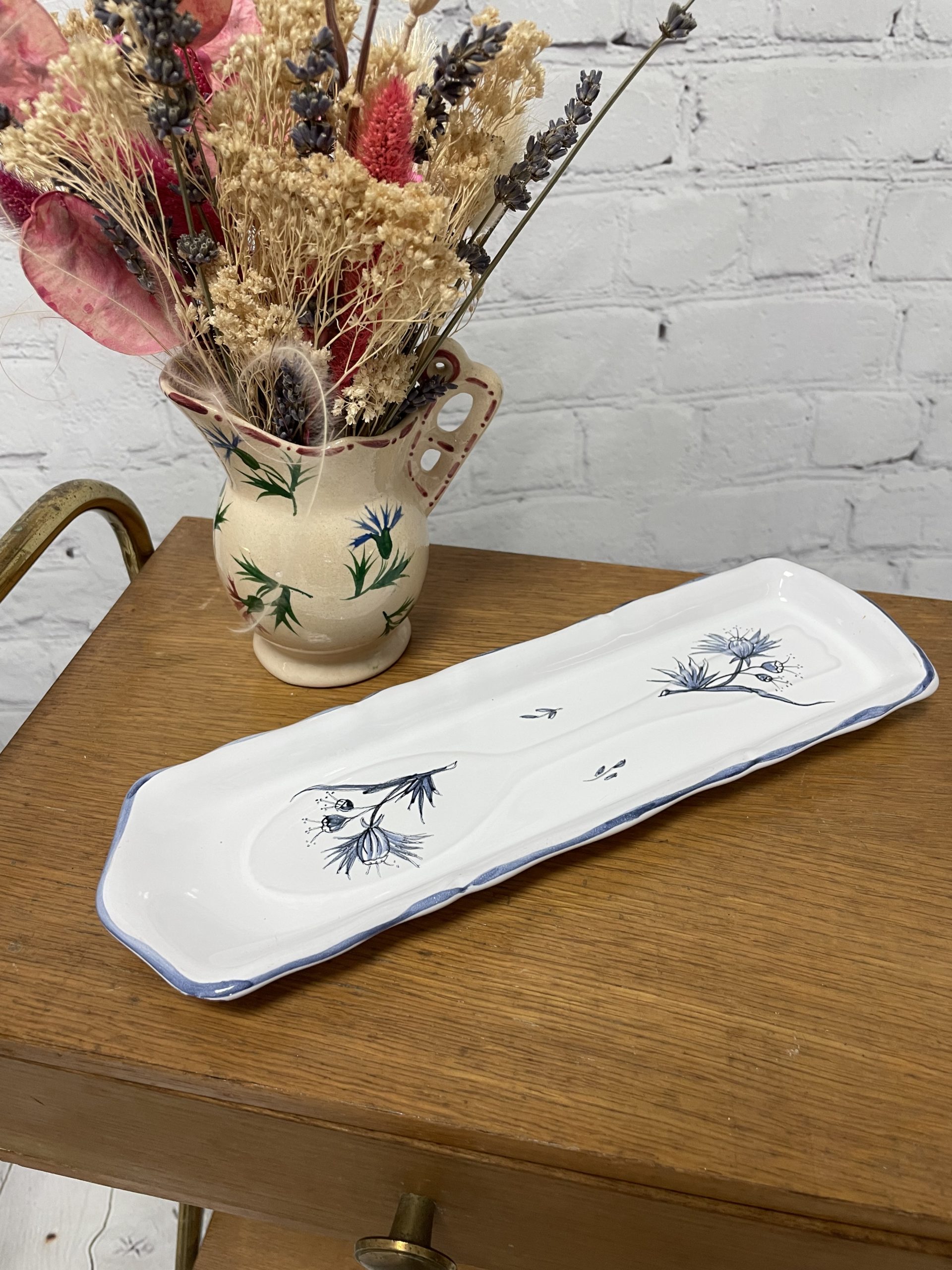 repose cuilere faience moustiers vaisselle vintage