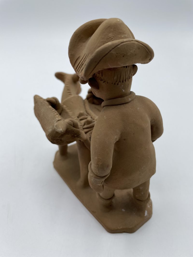 Trio de sculptures en terre cuite de l'artiste brésilien Luiz Antonio Caruaru – Image 6