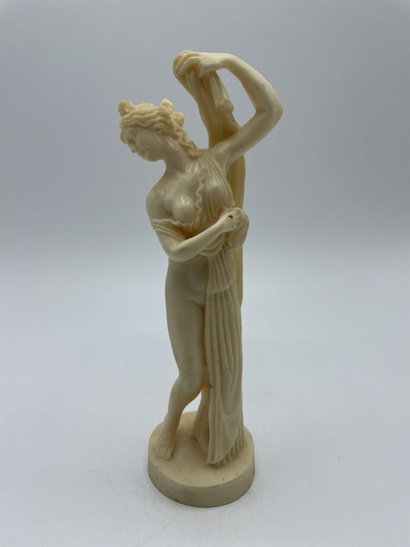 sculpture statuette femme grecque resine