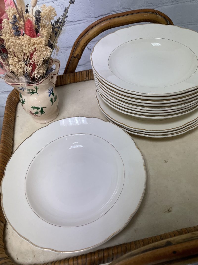 service vaisselle vintage assiette villeroy & boch