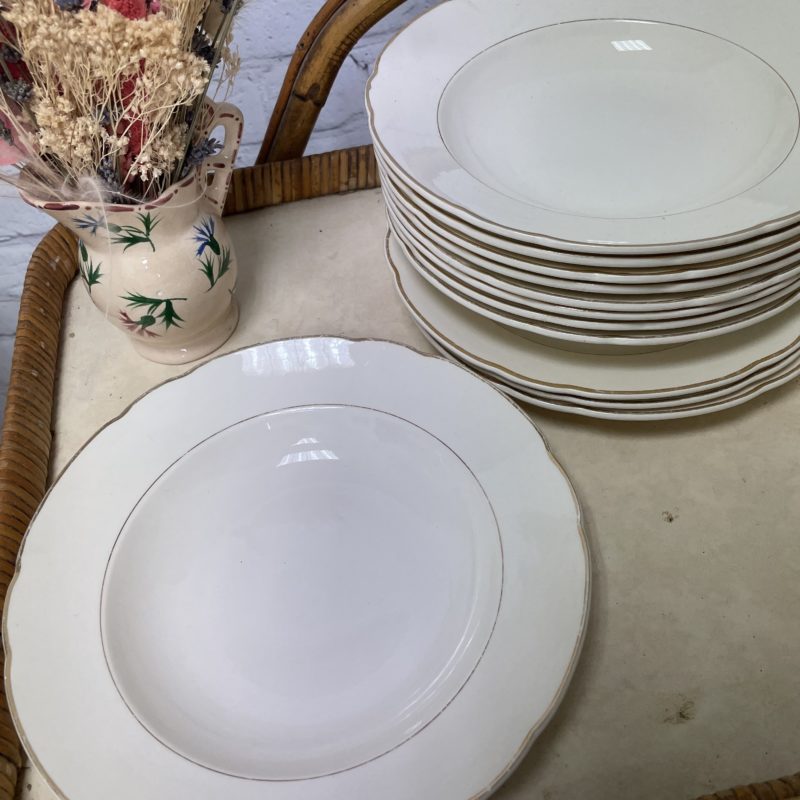 service vaisselle vintage assiette villeroy & boch