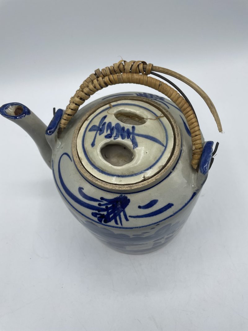 Grande théière en céramique japonaise vintage – Image 5