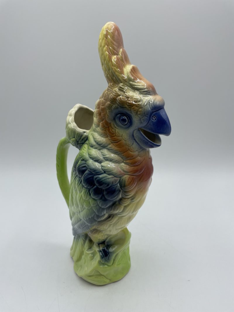 Grand vase cacatoès en céramique – Image 3