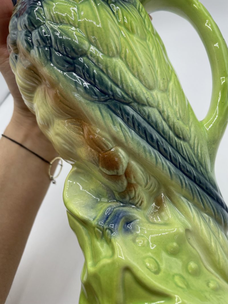 Grand vase cacatoès en céramique – Image 4