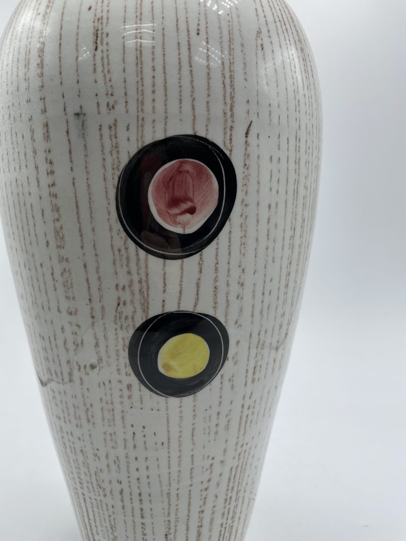 Duo de vases en céramique italiens portrait de femmes – Image 2