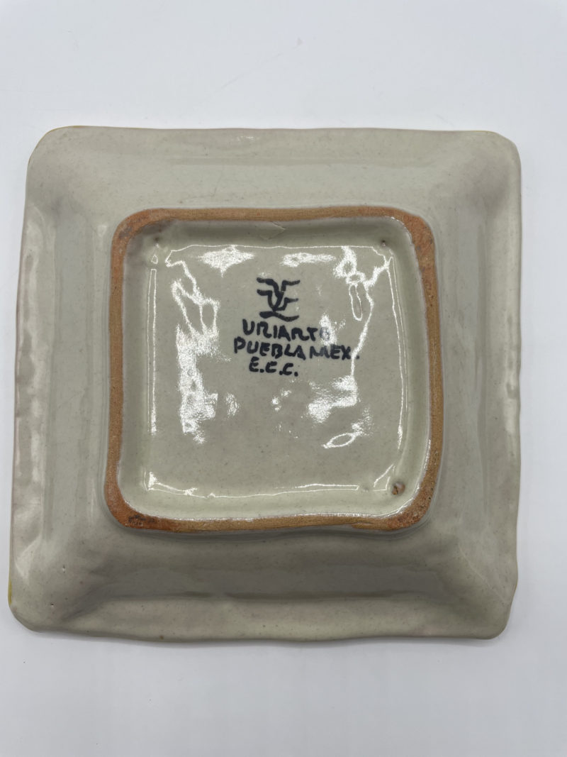 Plat carré en céramique mexicain – Image 4