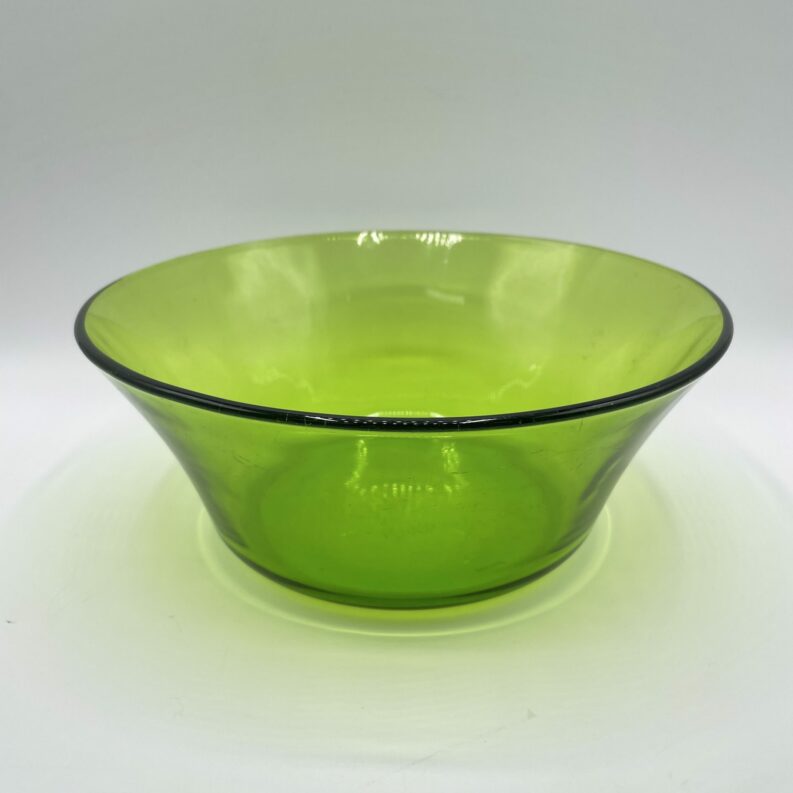 saladier vaisselle vintage duralex vert verre