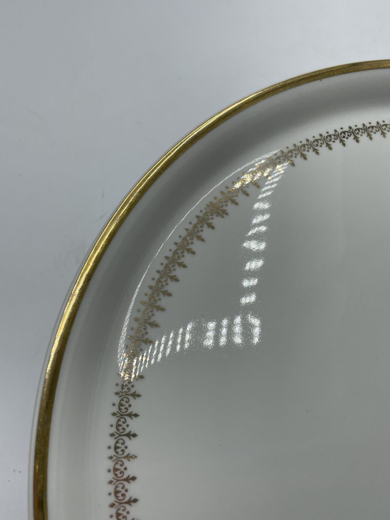 Grande assiette de présentation porcelaine Lourioux France – Image 4