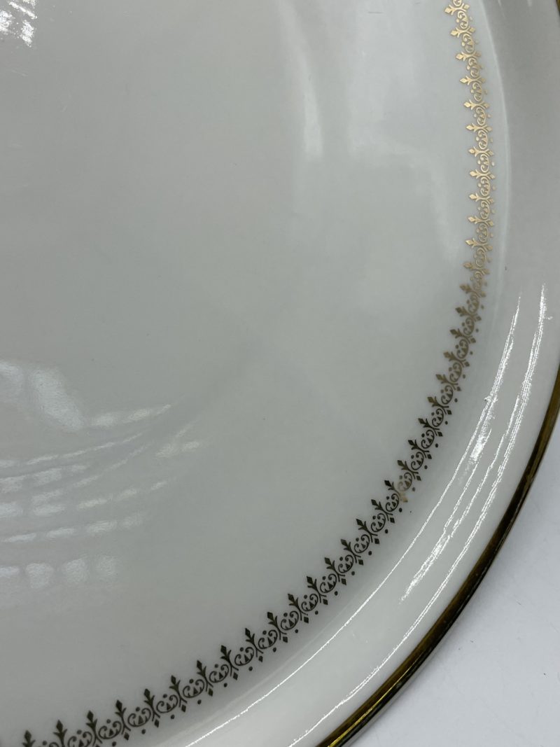 Grande assiette de présentation porcelaine Lourioux France – Image 2