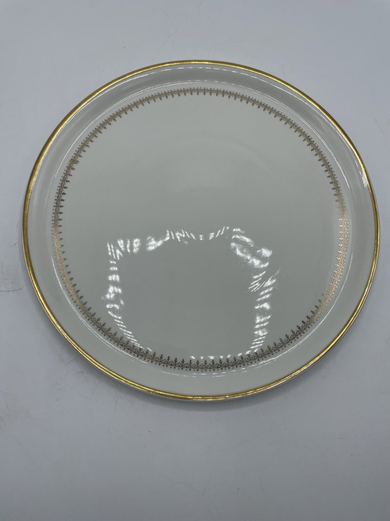 Grande assiette de présentation porcelaine Lourioux France – Image 5
