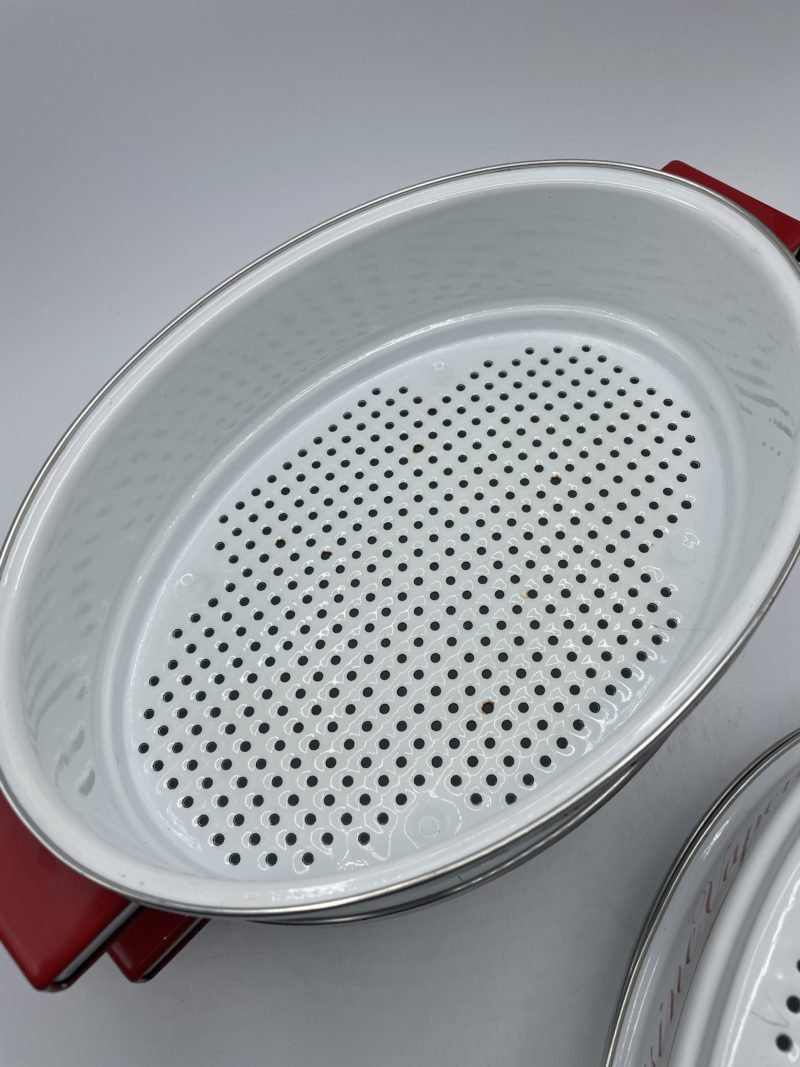 Le Cuisine vapeur Tournus vintage metal émaillé – Image 5