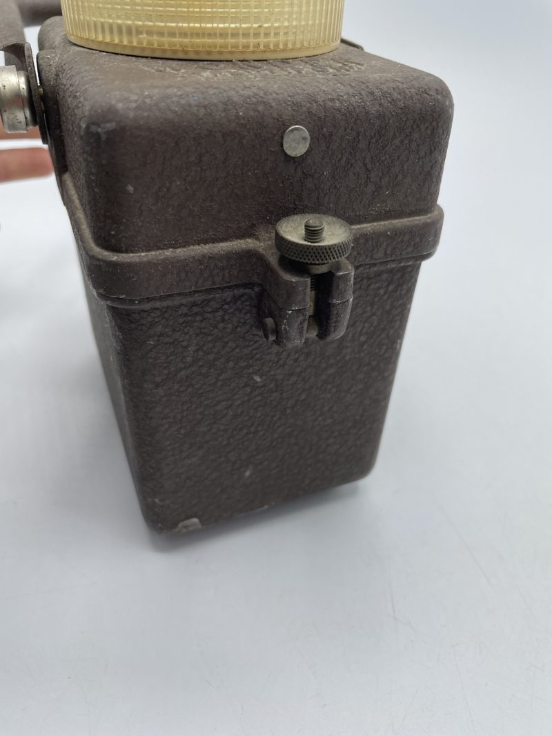 Ancienne lampe cheminot vintage en métal Wonder type TIFON – Image 6