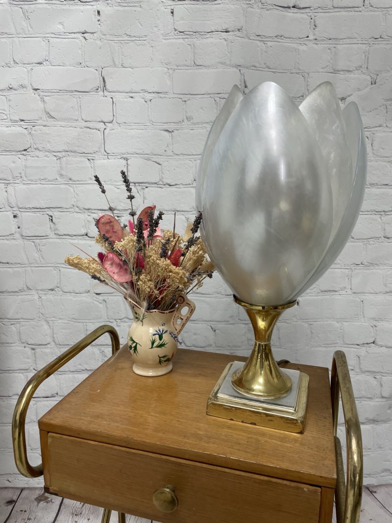 lampe table vintage design tulipe rougier