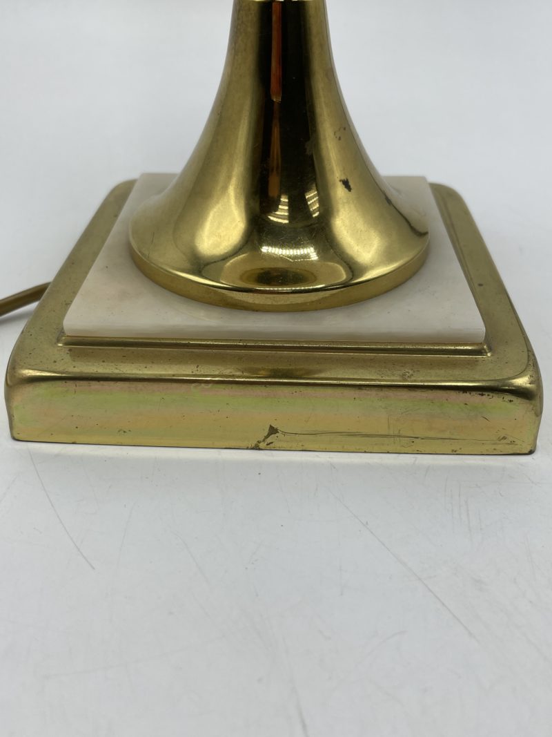 Lampe vintage tulipe en polycarbonate blanc années 70 – Image 10