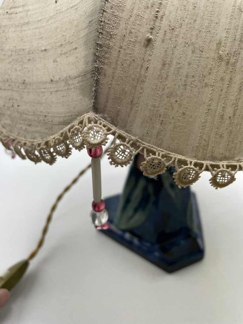 Pied de lampe vintage en porcelaine de Limoges Lémovices – Image 10