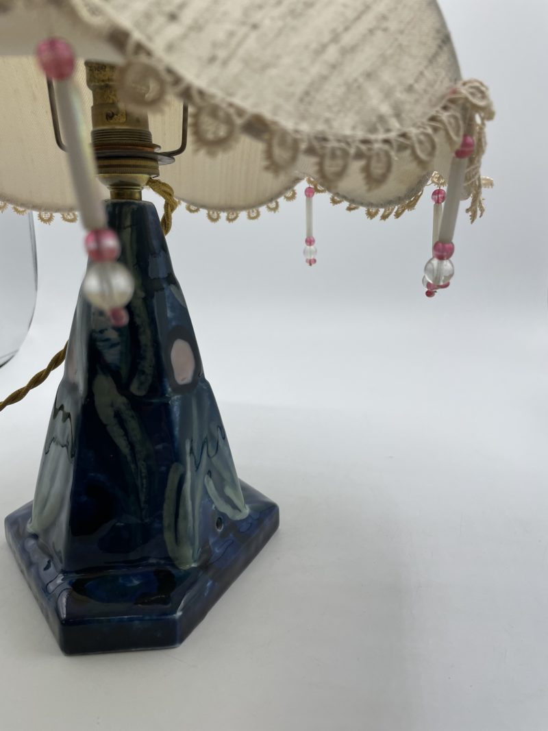 Pied de lampe vintage en porcelaine de Limoges Lémovices – Image 2