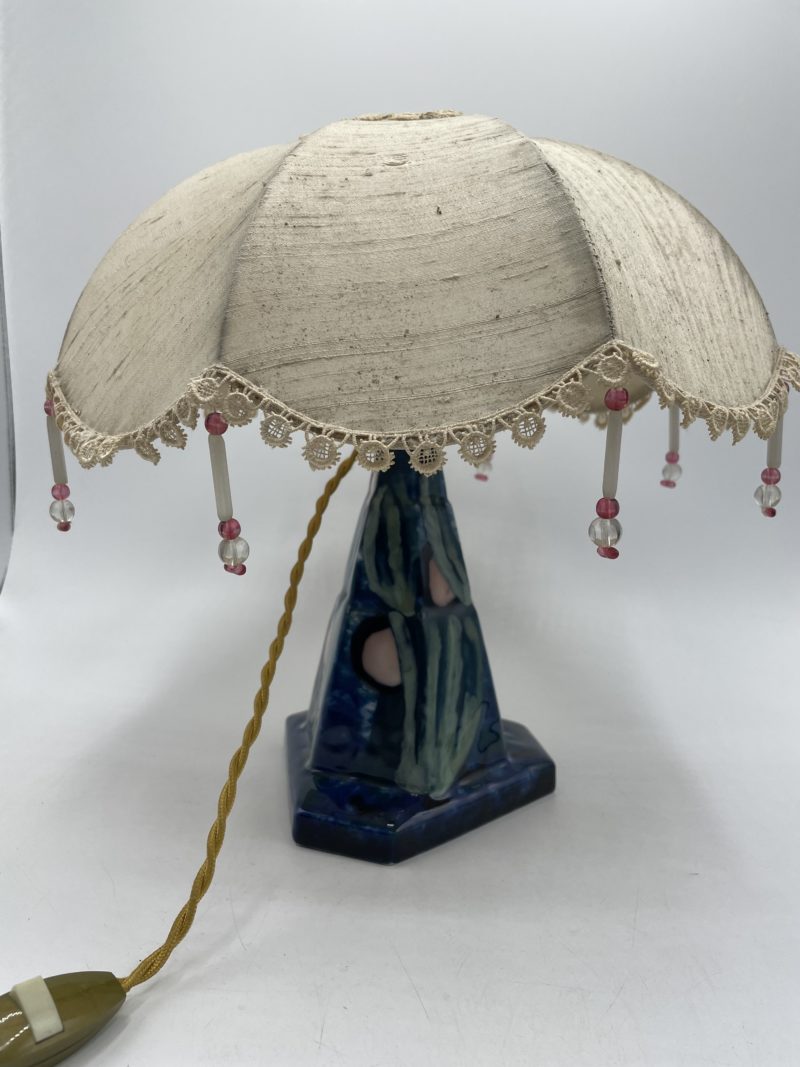 Pied de lampe vintage en porcelaine de Limoges Lémovices – Image 3