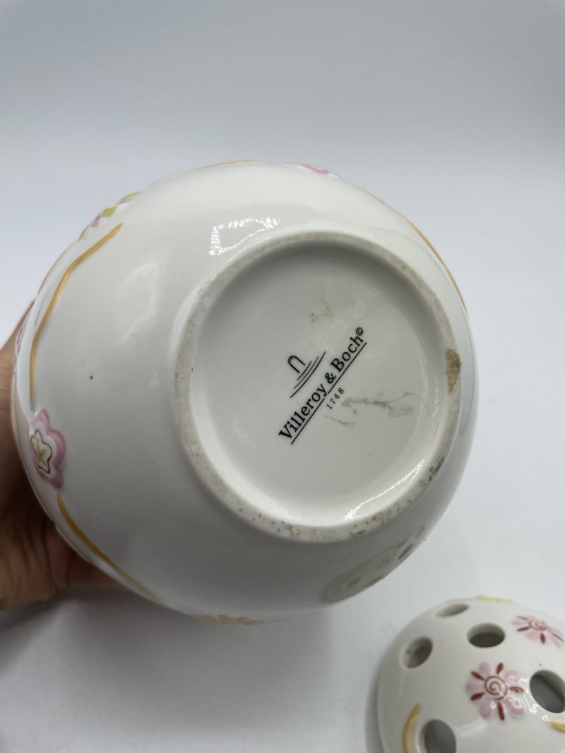 Pique-fleur vintage en faïence Villeroy & Boch – Image 6
