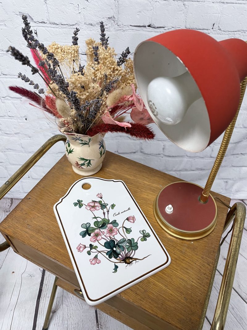 planche decouper vintage porcelaine villeroy boch fleur botanique