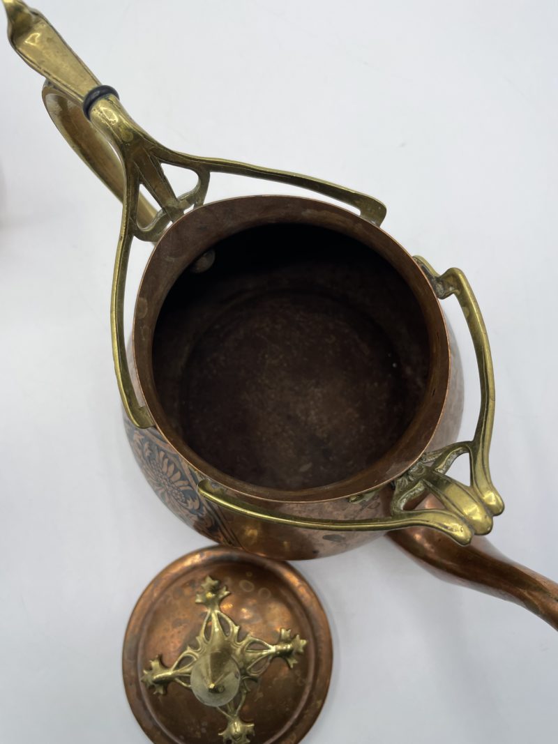 Service théière vintage en cuivre – Image 4