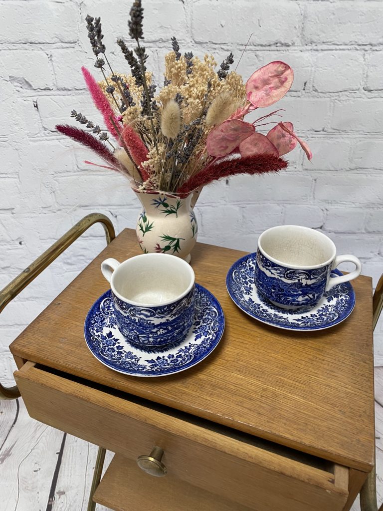 Service à café avec soucoupes,Ensemble De tasses et soucoupes à café en