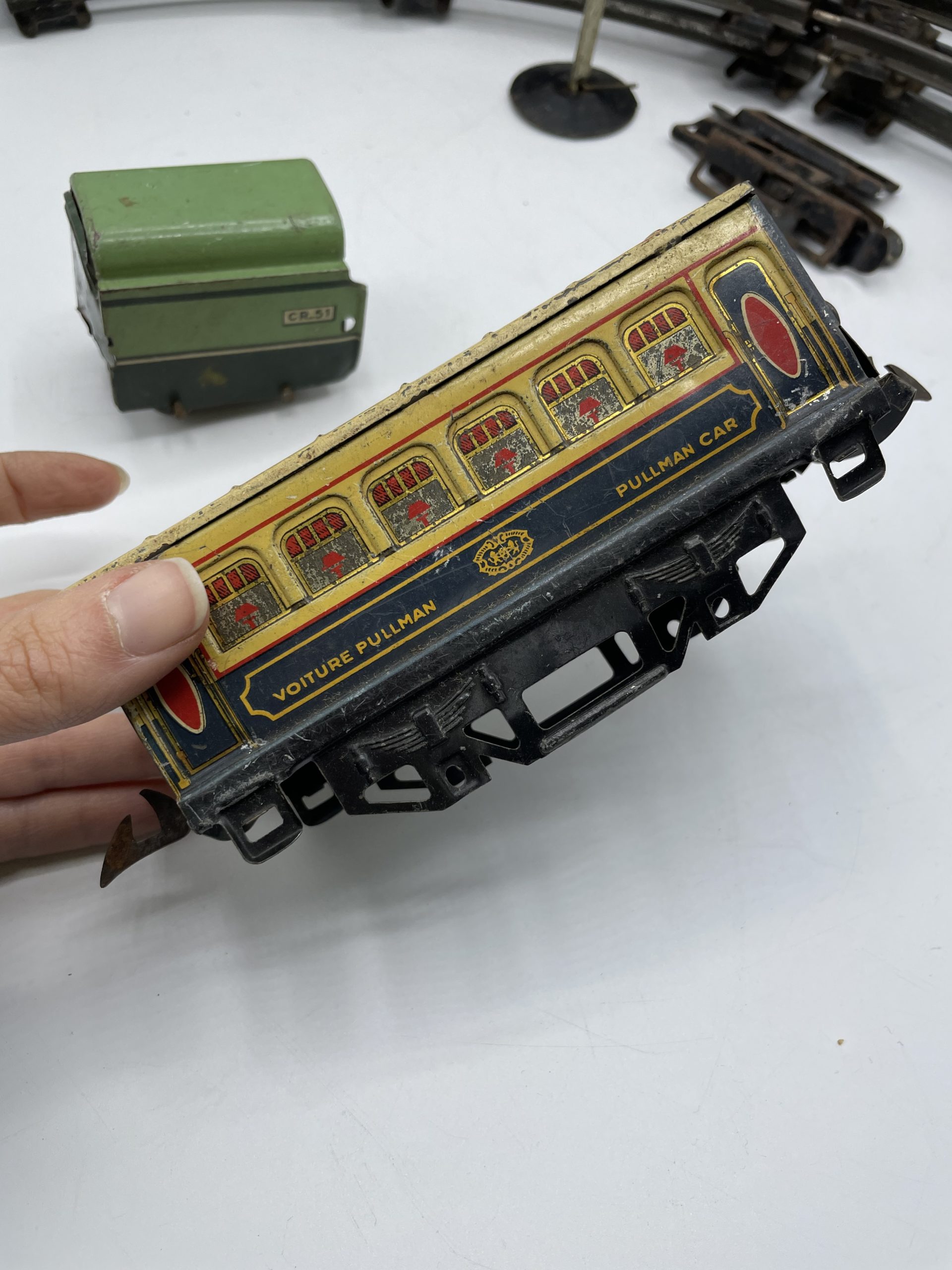 Hornby Ancien jouet croisement oblique mécanique R210 trains Hornby MECCANO BOBIGNY 
