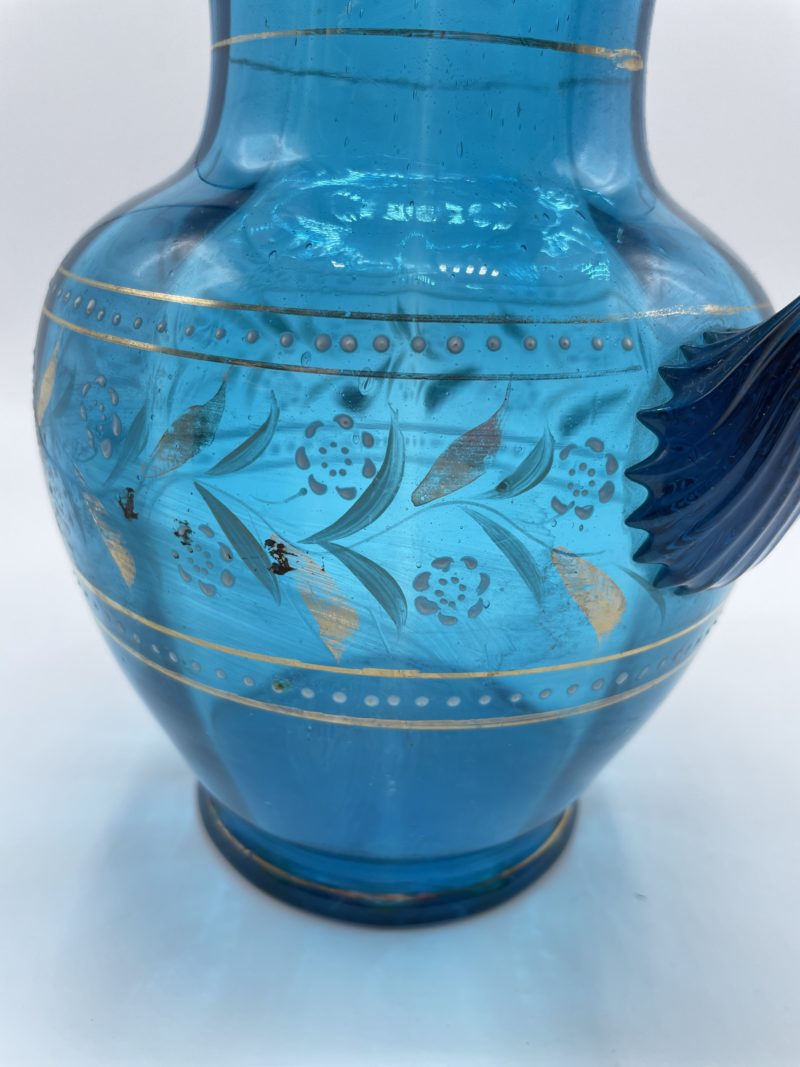 Service en verre bleuet carafe – Image 10