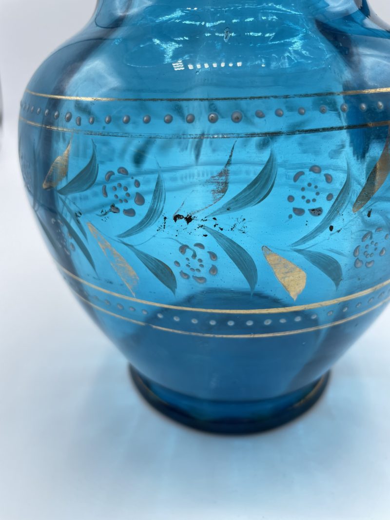 Service en verre bleuet carafe – Image 7