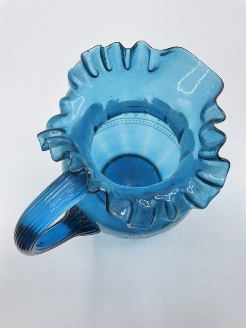 Service en verre bleuet carafe – Image 3