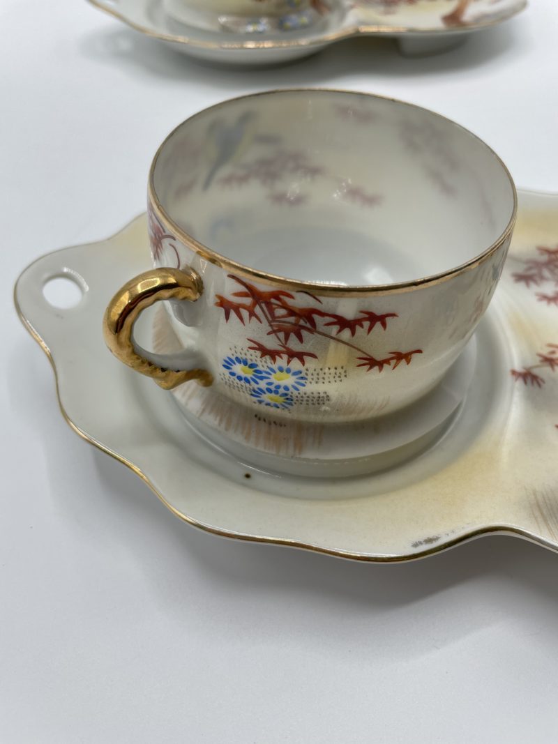 Lot 2 tasses en porcelaine japonaise – Image 3