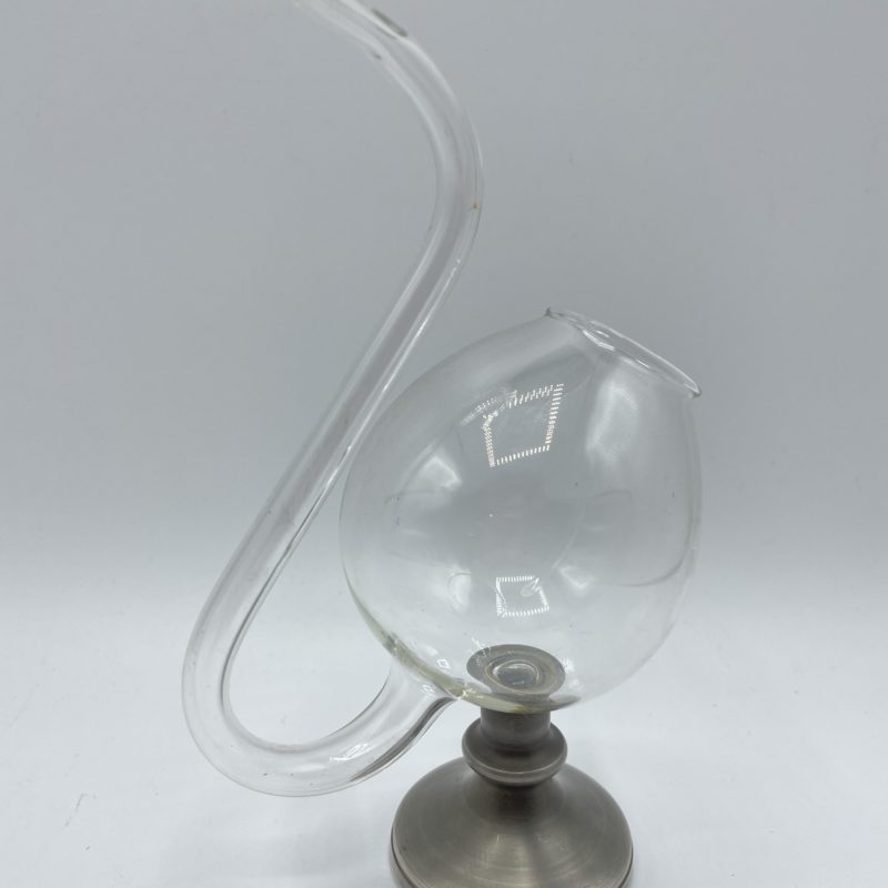 pipe cognac verre etain vintage