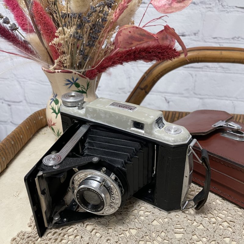appareil photo vintage colelction kodak 6.3 modele 21 soufflet