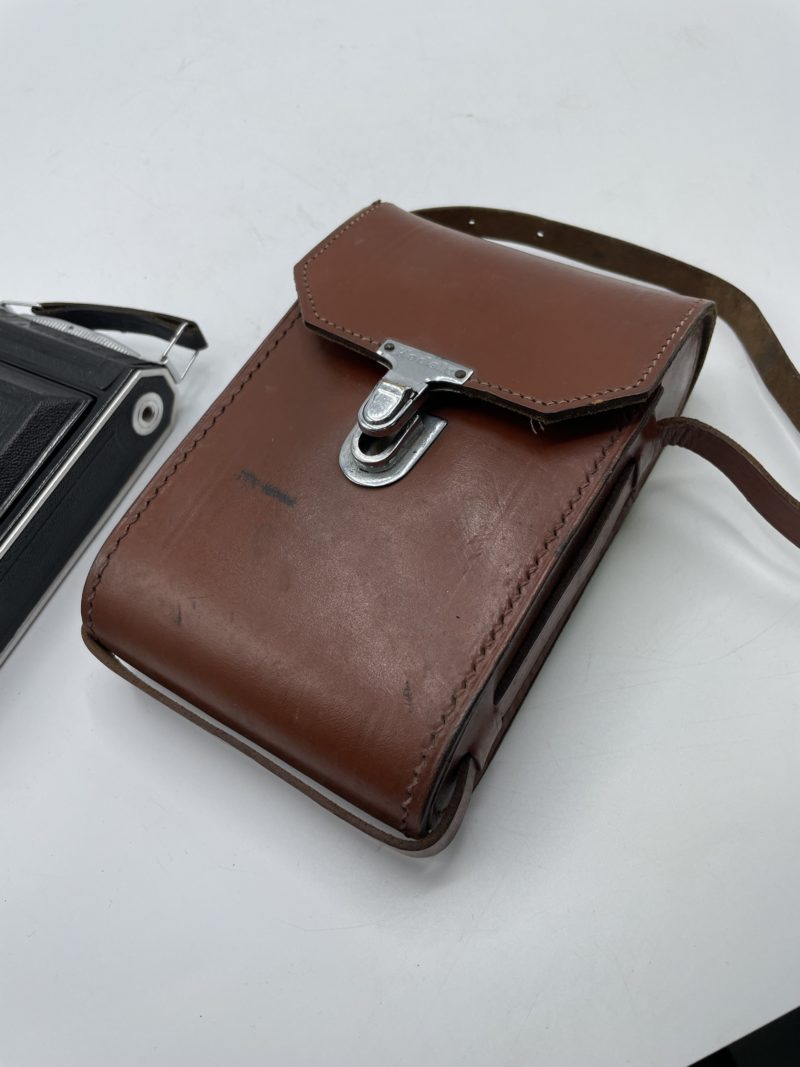 Appareil photo vintage Kodak 63 modèle 21 appareil à soufflet anastigmat angenieux avec sacoche – Image 12