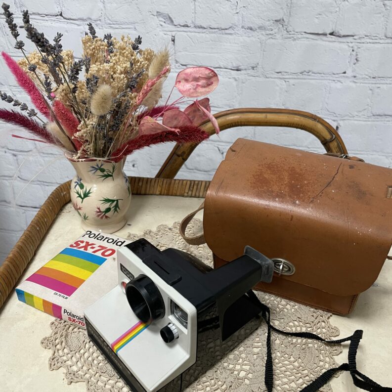 appareil photo vintage polaroid 1000 bouton rouge