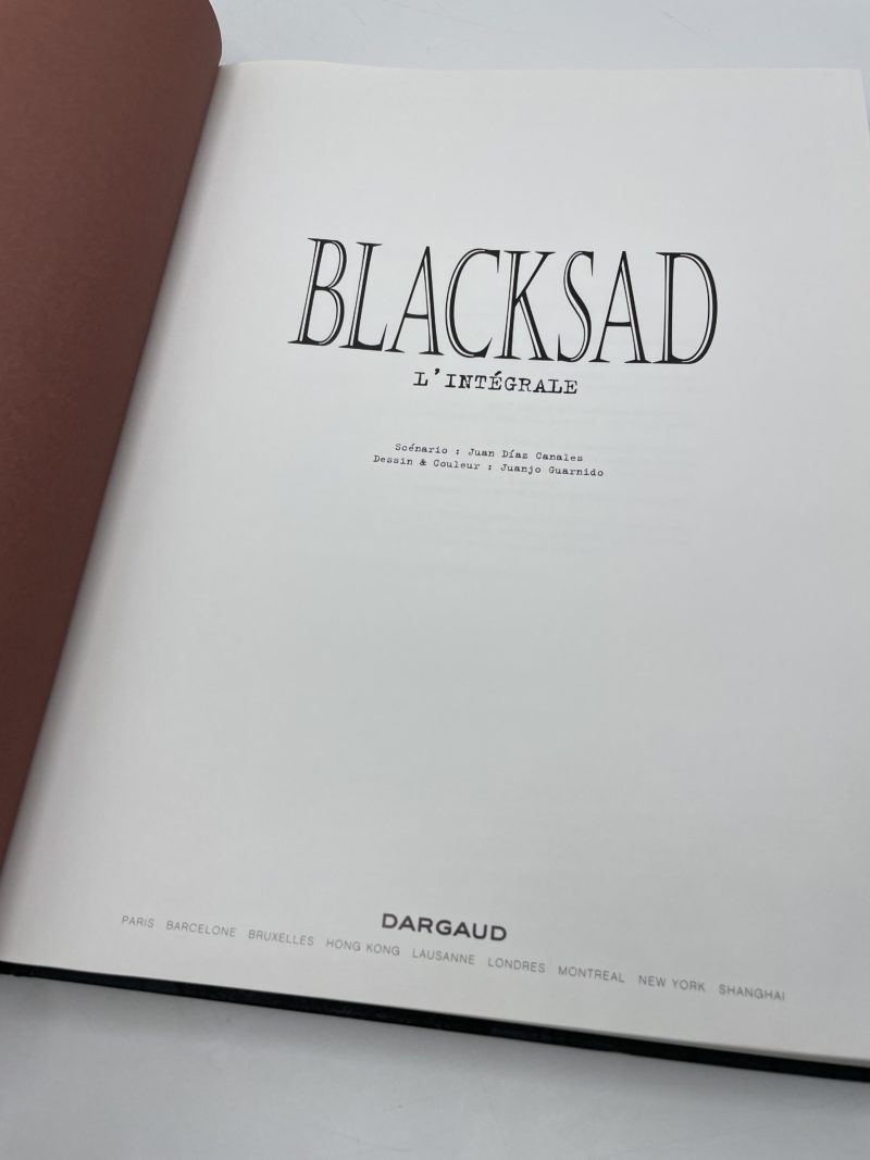 Bande dessinée Blacksad Tome 0 Blacksad l'intégrale édition limitée – Image 6