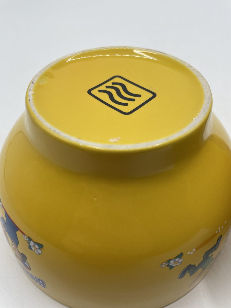 Duo bols Banania jaunes édition limitée décors Pâques – Image 4