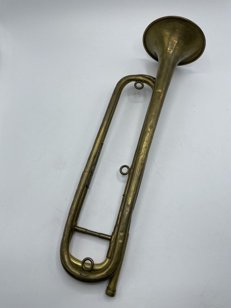 Clairon trompette de cavalerie 1900 vintage en laiton – Image 4