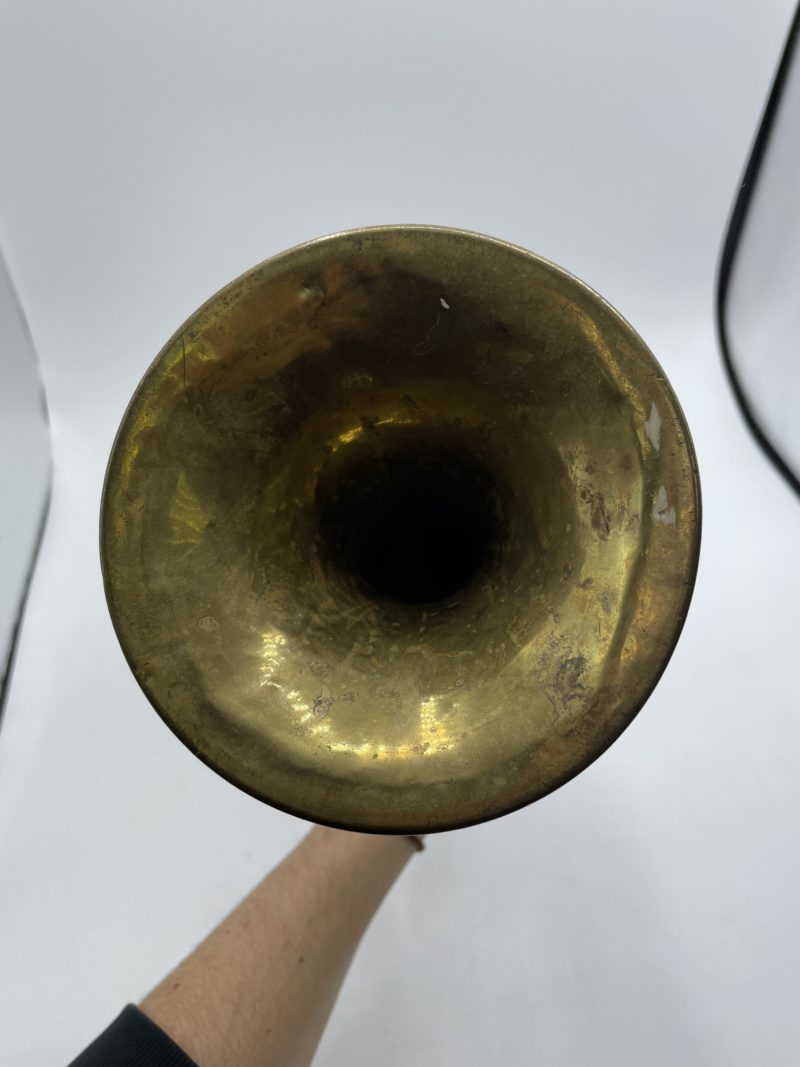 Clairon trompette de cavalerie 1900 vintage en laiton – Image 2
