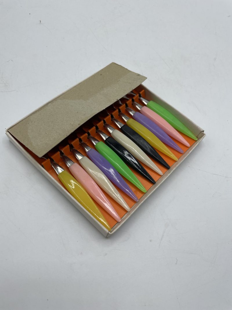Lot de 12 petites fourchettes à escargots vintage Little Fork – Image 4