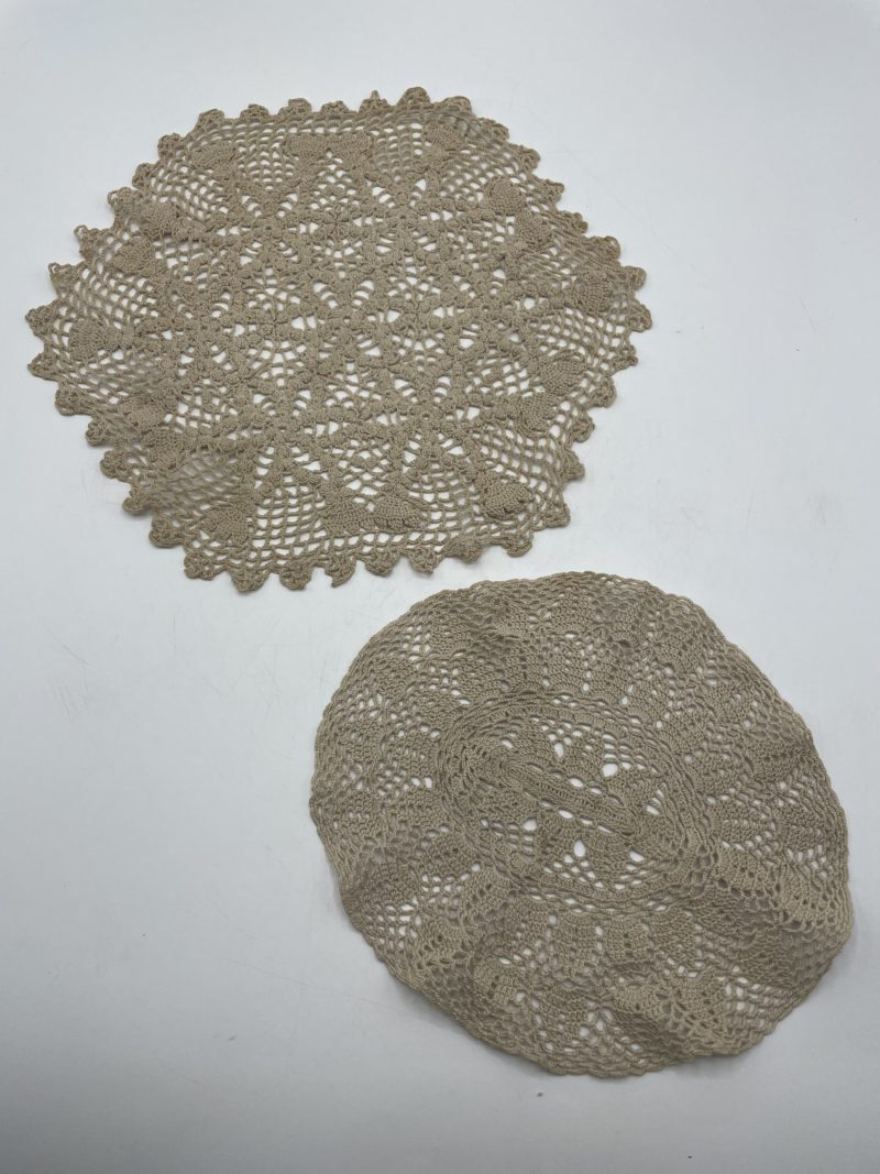 Duo de 2 napperons vintage au crochet – Image 6