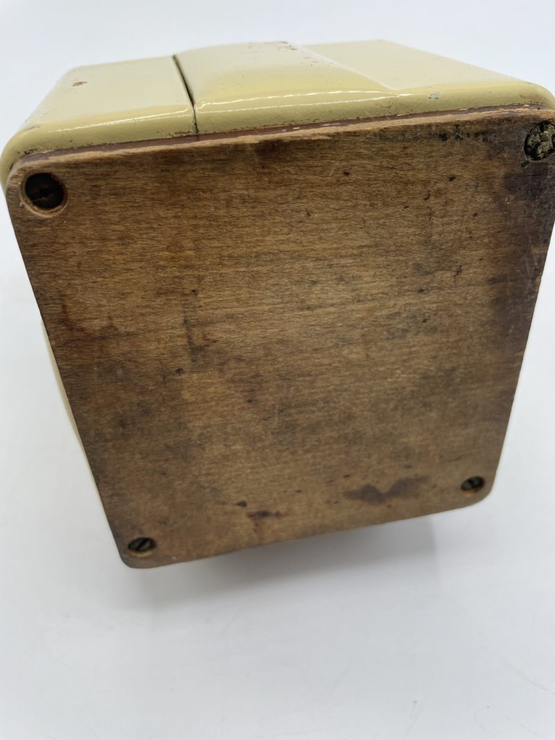 Moulin à café vintage Peugeot frères bois et métal laqué – Image 9