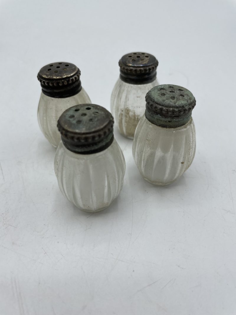 Ensemble de salières Christofle vintage argent massif – Image 3