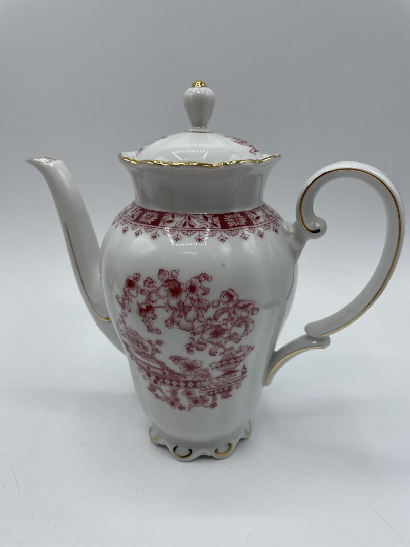 Service à thé ou café vintage en porcelaine bavaroise Seltmann Weiden Theresia rose – Image 4