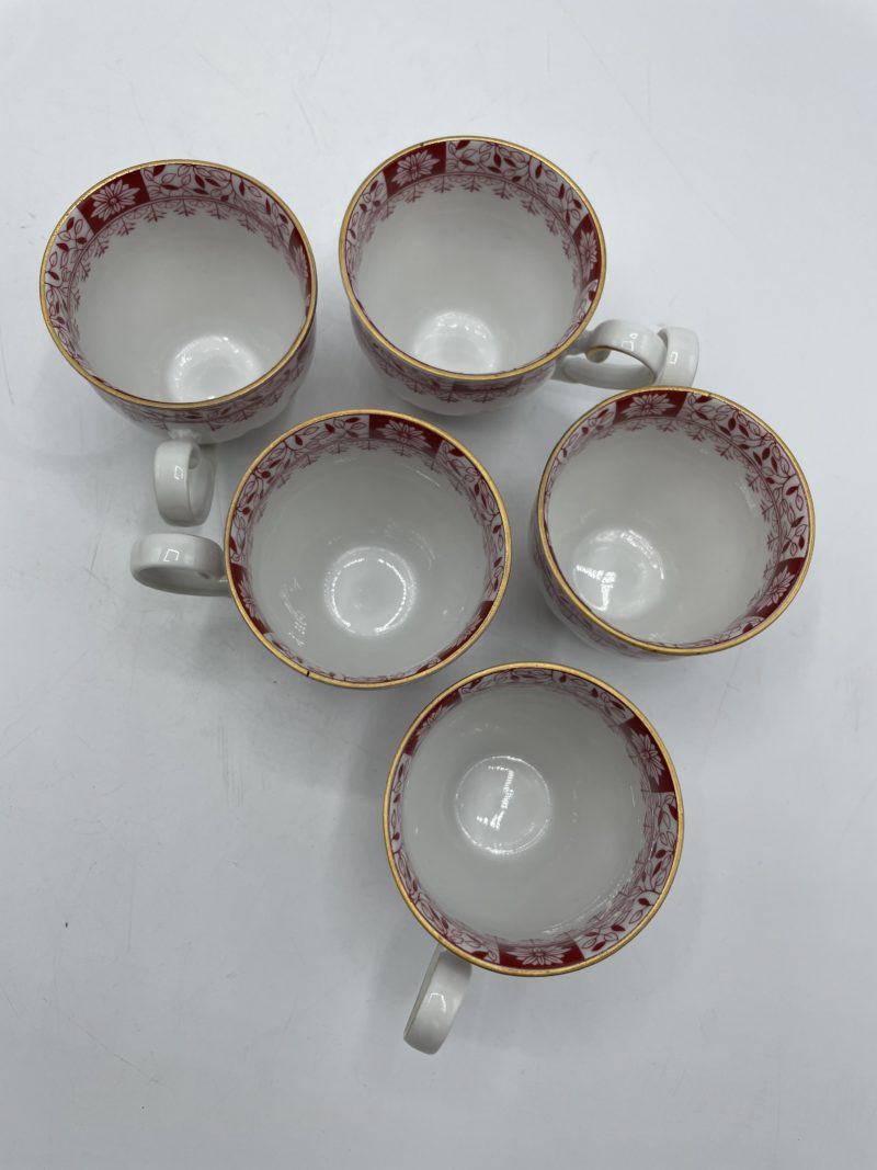 Service à thé ou café vintage en porcelaine bavaroise Seltmann Weiden Theresia rose – Image 3