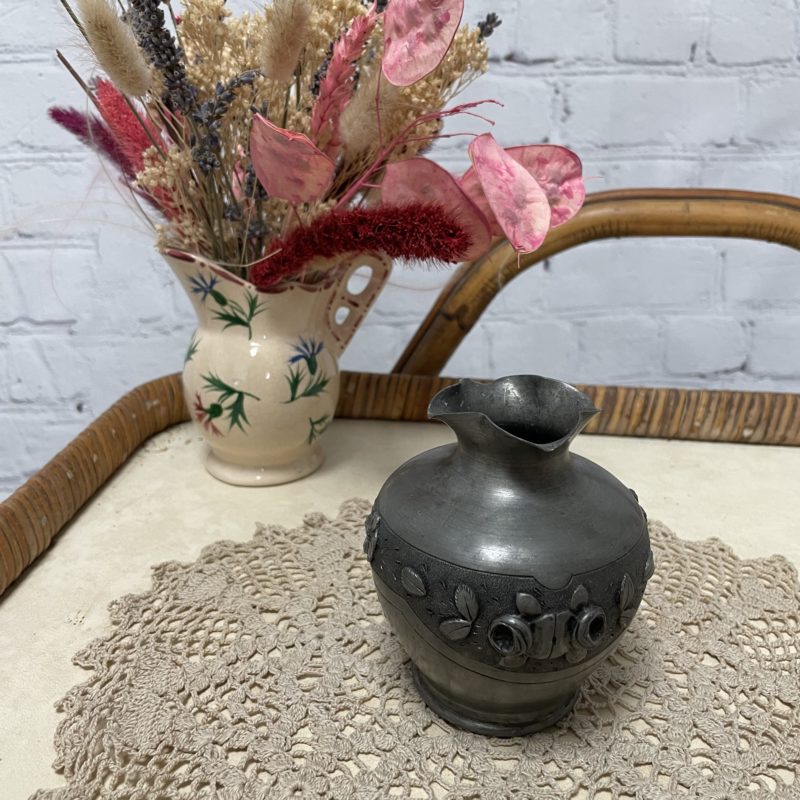 vase etain art cachezal deco collection