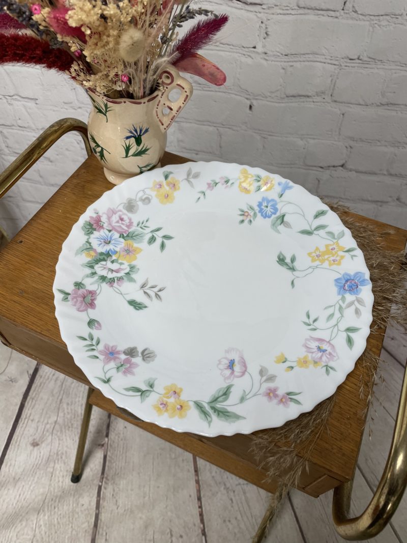 assiette presentation arcopal france vaisselle vintage