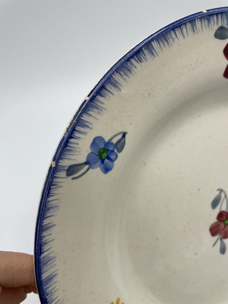 Lot de 3 assiettes vintage Digoin Sarreguemines décor Mary Lou – Image 10