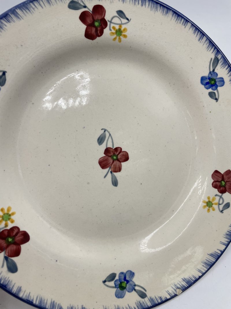 Lot de 3 assiettes vintage Digoin Sarreguemines décor Mary Lou – Image 5